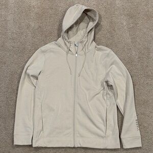 No Bull cream beige zip up hoodie XL